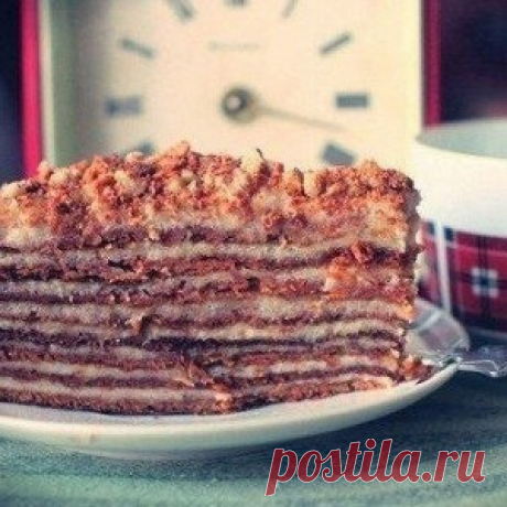 Торт «Рыжик» с заварным кремом рецепт – выпечка и десерты