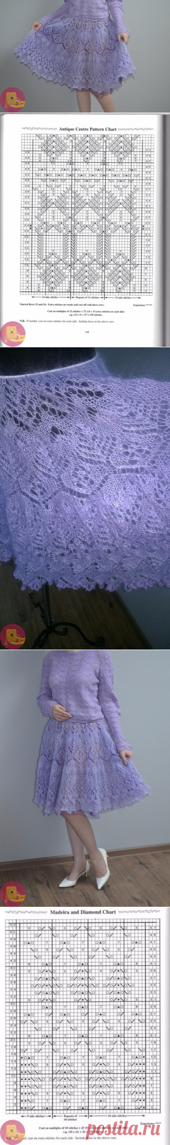 Мохеровая юбка шетландом — Сделай сам, идеи для творчества - DIY Ideas