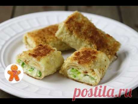 Блинчатые Пирожки с Рисом и Яйцом из Советского Поварского Учебника
