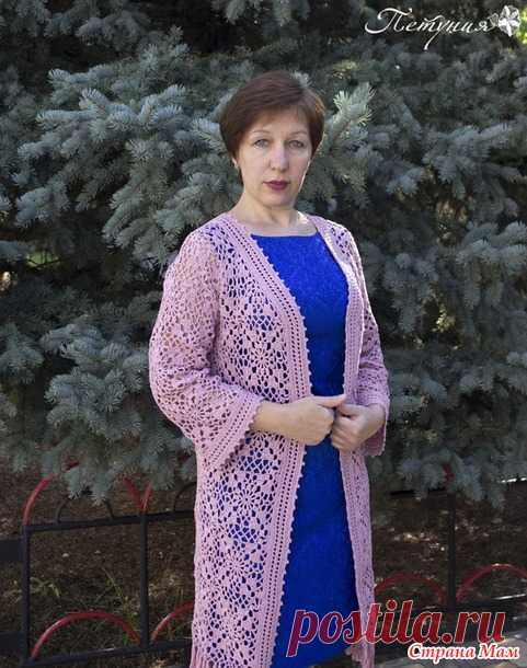 Кардиган c бахромой - Вязание - Страна Мам