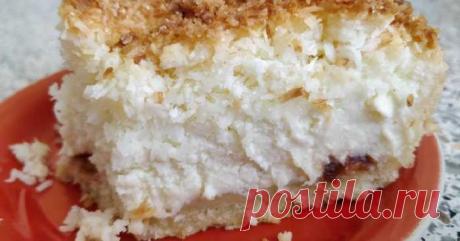 Пирог «Кудряшкин» с творожной начинкой. Покорил своей нежностью и вкусом — Сад Заготовка