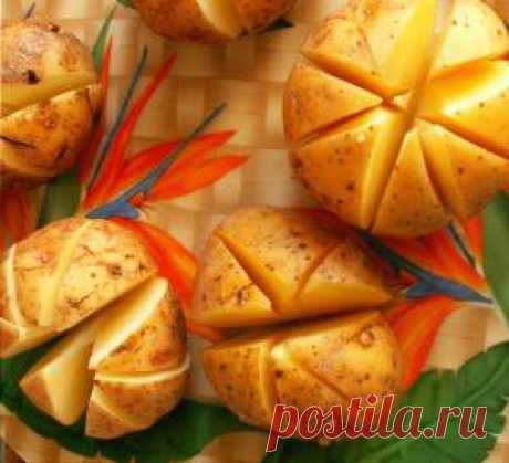 Печёный картофель: рецепт для аэрогриля.