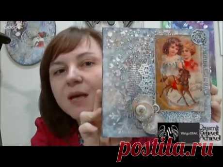 Создаем сказочное настроение: видео мастер-класс Натальи Жуковой по Микс медиа панно.