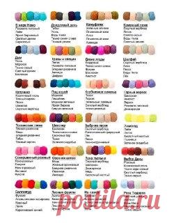 Ручки вяжут и шьют | Вязание и рукоделие Моя любимая памятка о том, как правильно сочетать цвета 💙 

#вязание