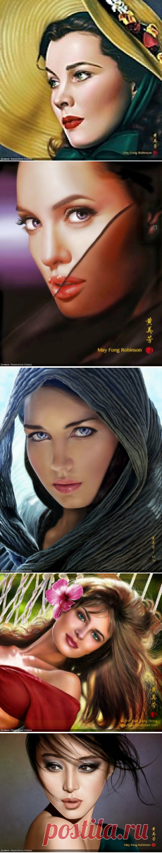 Digital Artist May Fong Robinson (MayFong, USA)...Ах, женщина, коварное создание Раба любви, воспетая в стихах ... Красивой Женщине – красивые слова, Красивой Женщине – красивые поступки, И даже если Она в чём-то не права, Я в плен сдаюсь на милость царственной голубки.
Красивой Женщине не стыдно проиграть И бросить честь свою и гордость Ей под ноги, Её малейшие капризы исполнять Готовы с радостью и демоны, и Боги.
Красивой Женщине – красивую Любовь, Отдав для этого все ср...