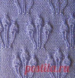 Узор 15(спицы). Узоры вязания. Узелок.ру