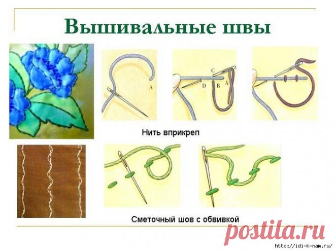 вышивальные швы