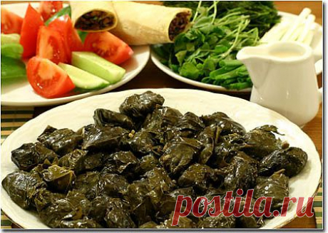 Азербайджанская национальная кухня: Долма.
