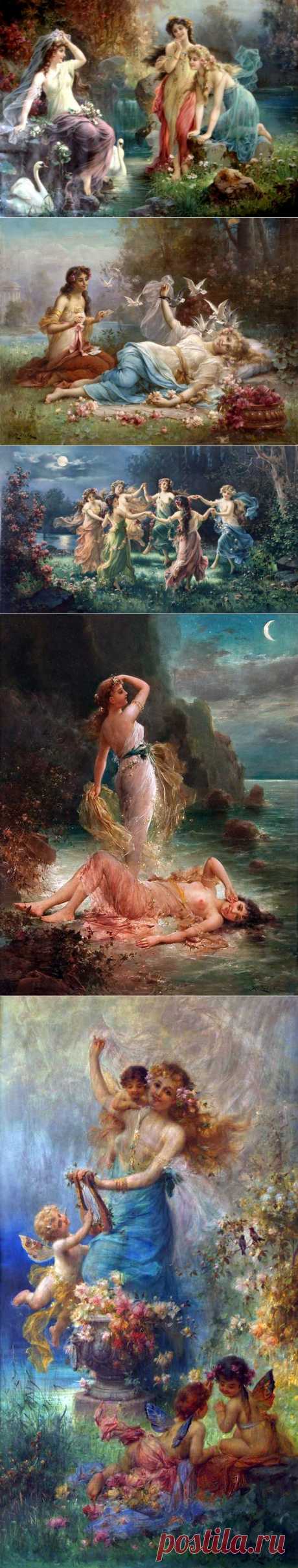 Hans Zatzka (Ханс Зацка, 1859-1945, Austrian) \1\