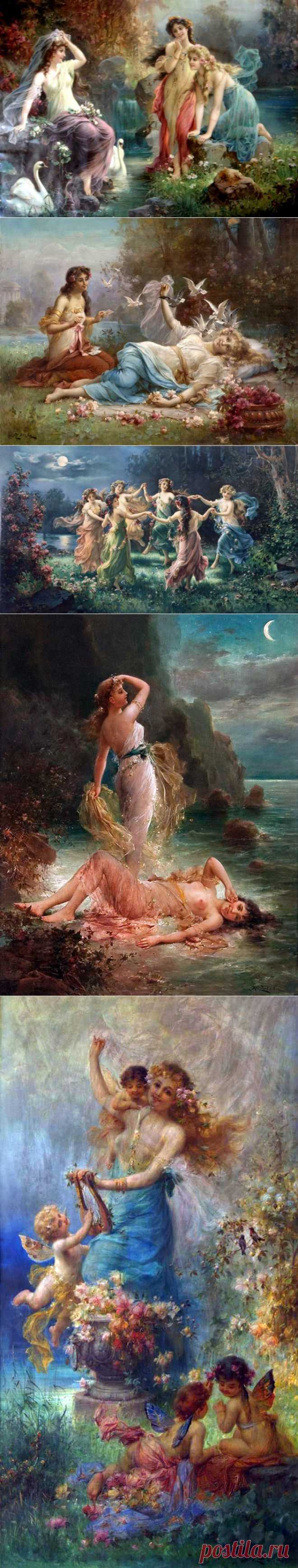 Hans Zatzka (Ханс Зацка, 1859-1945, Austrian) \1\