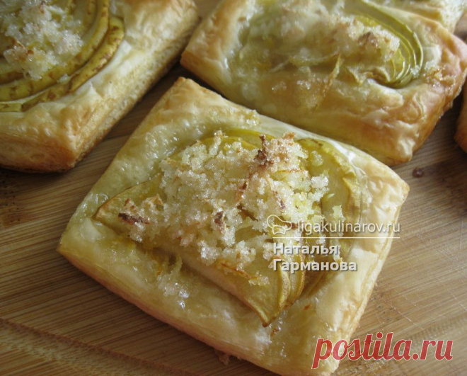 Французские тарты с яблоками, рецепт пошаговый от Лиги Кулинаров. Рецепт французских тартов с яблоками, рецепты Лиги Кулинаров.
