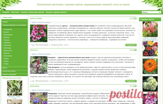 Каталог садовых цветов - названия, фото и описание садовых цветов » Страница 6