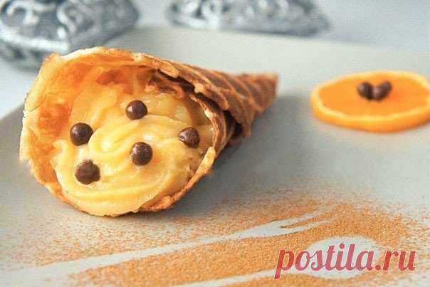 Мандариновый заварной крем.
