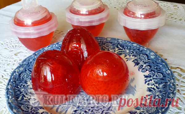 Желе из свежей клубники — Женская страничка