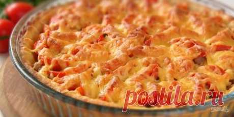 Открытый мясной пирог на картофельном тесте - пошаговый рецепт с фото на Повар.ру