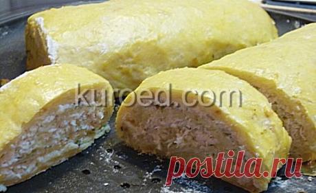 РЕЦЕПТЫ | Картофельный рулет с морковно-творожной начинкой