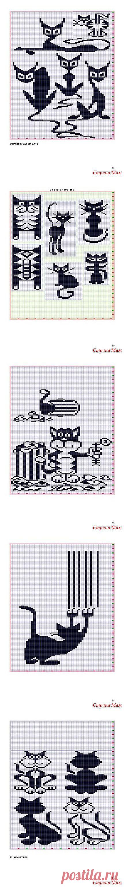 Вышивки кошек.: Дневник группы "Клуб рукоделия" - Страна Мам