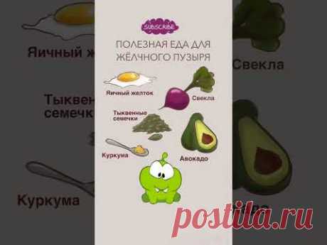 Полезная еда для желчного пузыря.