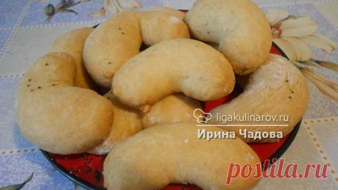 Домашние коржики на простокваше с маком и кунжутом - рецепт пошаговый от Лиги Кулинаров, рецепт домашних коржиков на простокваше.