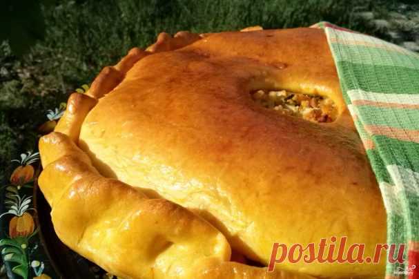 Тыквенный пирог с курицей - пошаговый рецепт с фото на Повар.ру
