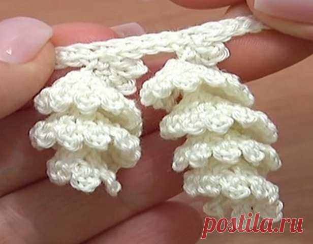 Спиральки крючком c 