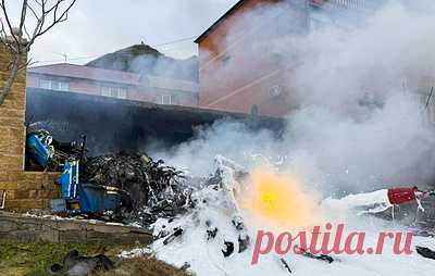 ТАСС: причиной крушения вертолета в Дагестане стала техническая неисправность. Эксперты рассмотрят и другие версии ЧП