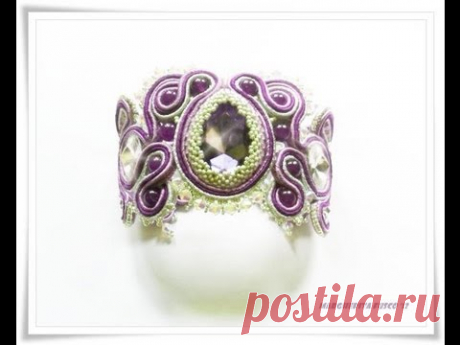 Qualche creazione al soutache e bead crochet con cristalli bicono swarovski da 4 mm
