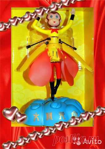 Летающая обезьяна на облаке с музыкой и светом купить в Краснодарском крае на Avito