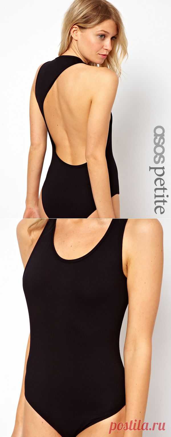Боди с открытой спинкой ASOS PETITE / Декор спины / Модный сайт о стильной переделке одежды и интерьера