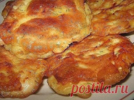 Куриные отбивные в кляре с сыром.