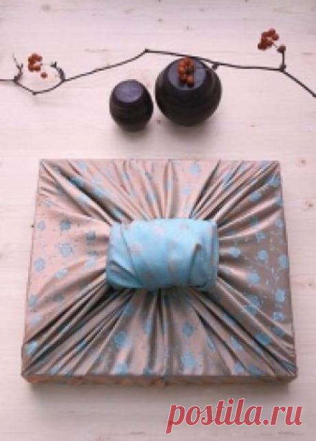 Фурошики – японская техника упаковки подарков