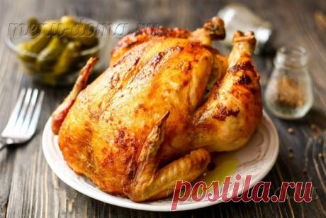 Фаршированная курица в духовке целиком: рецепт с фото