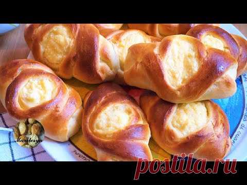 Бесподобные Лодочки с Творогом! Hежнейшие булочки! - YouTube