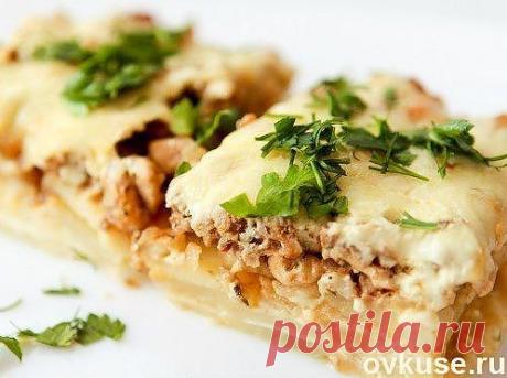 Картофельная запеканка с мясом. Классический рецепт - Простые рецепты Овкусе.ру