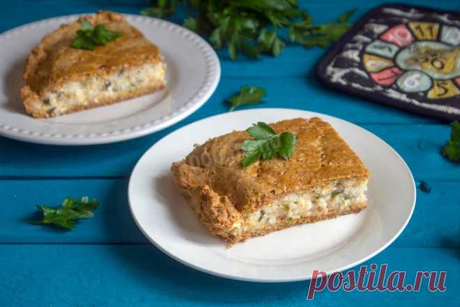 Пирог с рыбными консервами и рисом рецепт с фото пошагово и видео - 1000.menu