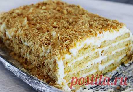 Вкуснейший торт с творожным кремом: Быстро и просто без выпечки Нежнейший тортик с изумительным кремом на скорую руку. Идеальный десерт, когда не...