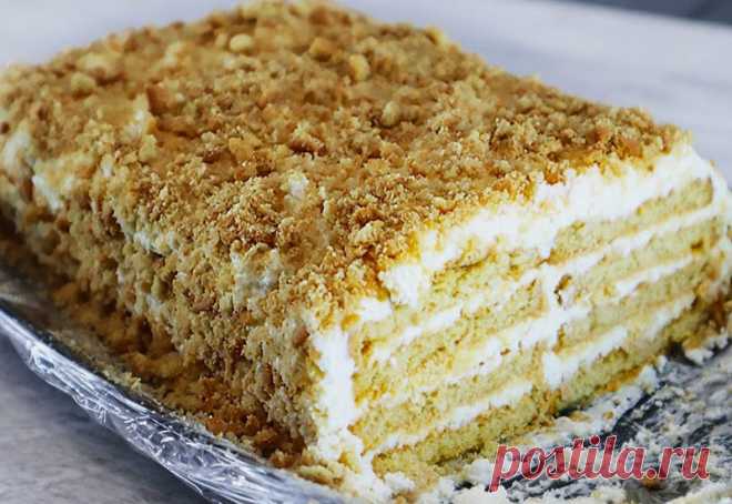 Вкуснейший торт с творожным кремом: Быстро и просто без выпечки Нежнейший тортик с изумительным кремом на скорую руку. Идеальный десерт, когда не...