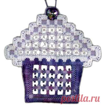 Новогодние и Рождественские схемы вышивки хардангер