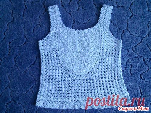 Топы на лето крючком