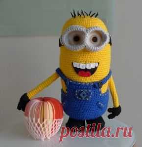 Схема вязания миньона амигуруми