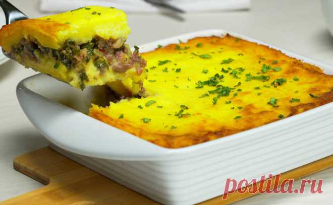 Картофельная запеканка с фаршем - вкуснятина, тающая во рту