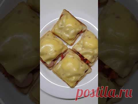 Быстрая пицца на хлебе 🍕