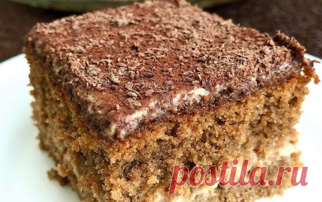 Ароматный и пропитанный кофейный торт на скорую руку Как Тирамису!
