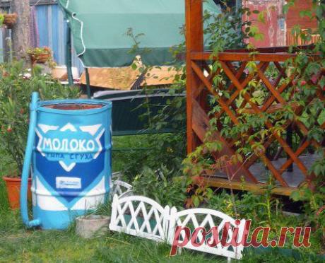 Разные садовые бочки | Самоцветик