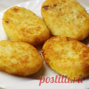 Картофельные котлеты с курицей