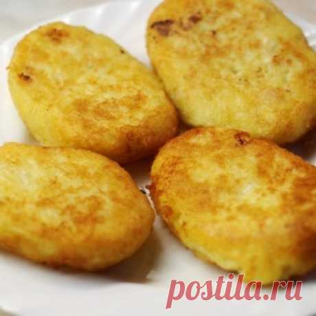 Картофельные котлеты с курицей