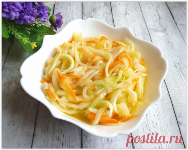 Вкуснейший салат из кабачков 