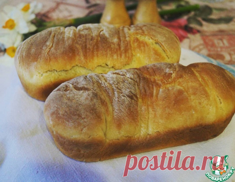 Домашний хлеб с укропом и чесноком Кулинарный рецепт