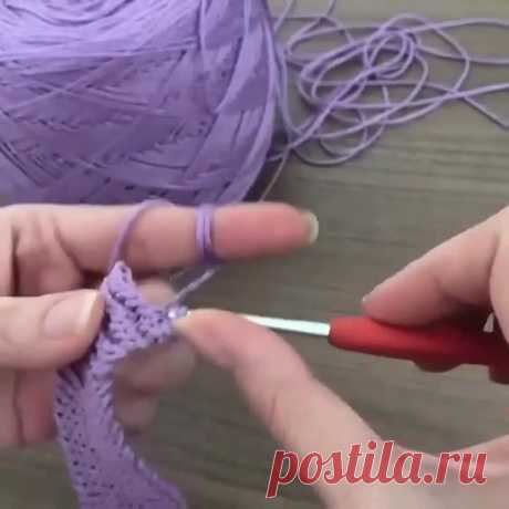 Резинка крючком