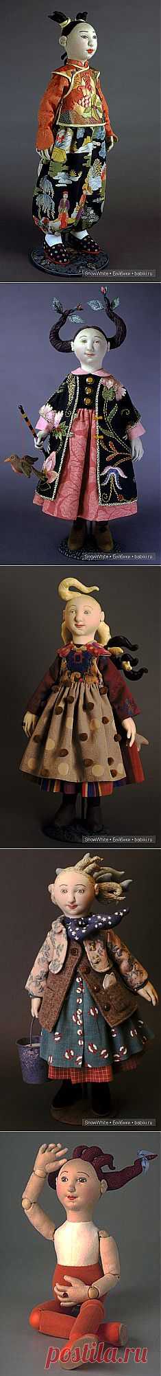 Текстильные куклы Шелли Торнтон (Shelley Thornton dolls) / Авторская кукла известных дизайнеров / Бэйбики. Куклы фото. Одежда для кукол